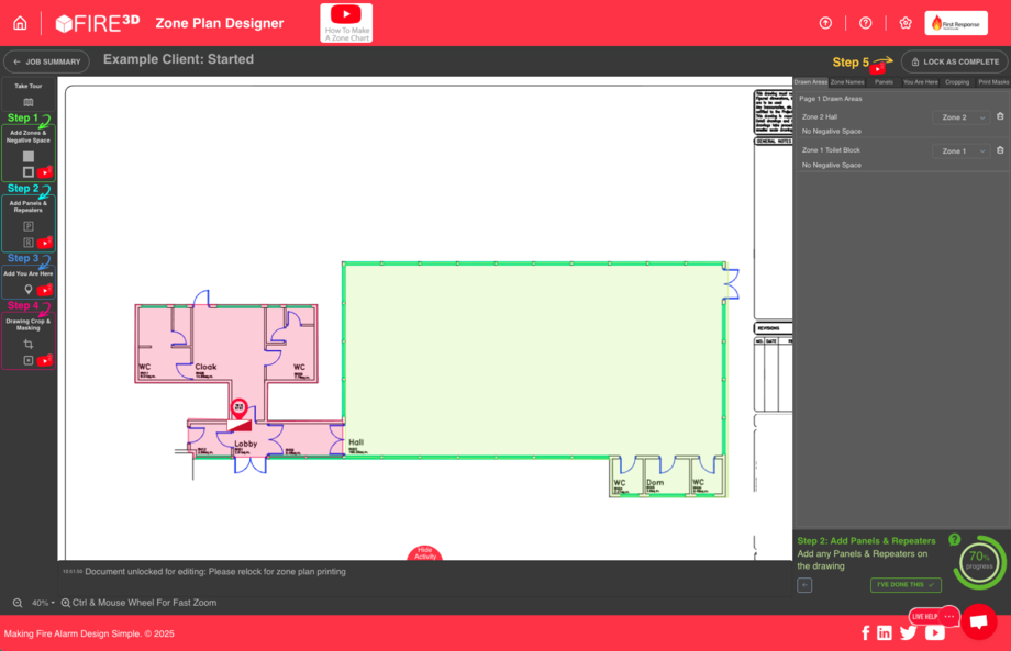Fire Alarm Zone Plan Software | Design In House In Minutes